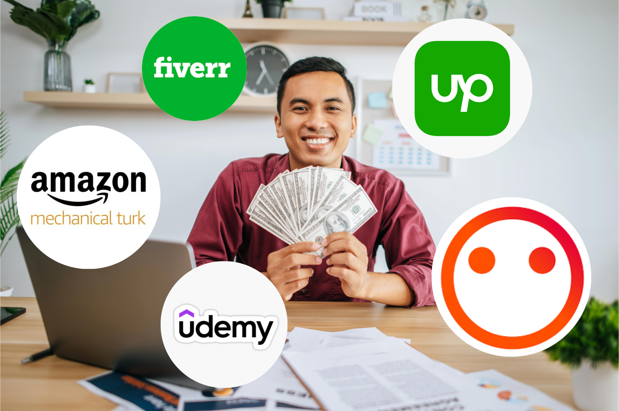 Le 5 migliori piattaforme per guadagnare denaro da casa